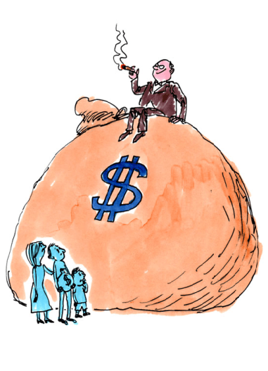 "By allowing free market capitalism to continue unchecked, the trend of increasing inequality will only continue."